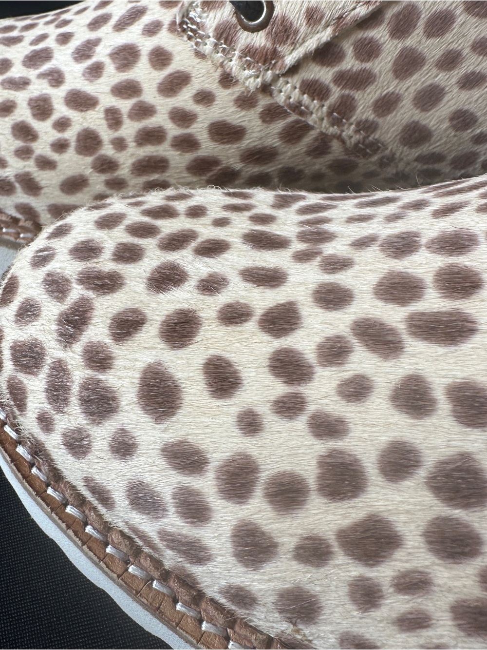 Dolce Vita NEW Avena Women’s Leopard-Print Lace-Up Ankle Boots in Tan and Brown - Picture 2 of 9